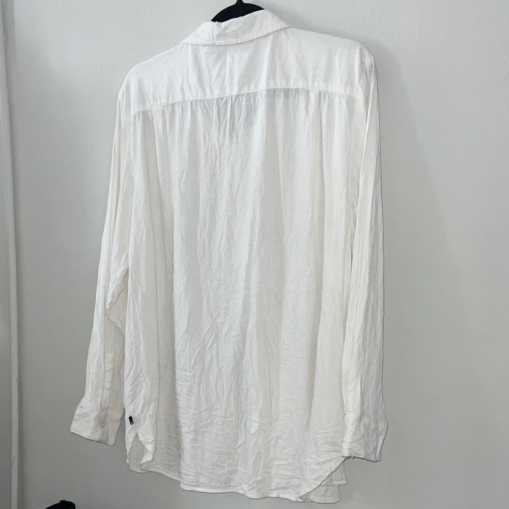 Nautica Women's White Button Down Shirt - Picture 3 of 6
